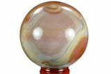 Polished Polychrome Jasper Sphere - Madagascar #124148-1